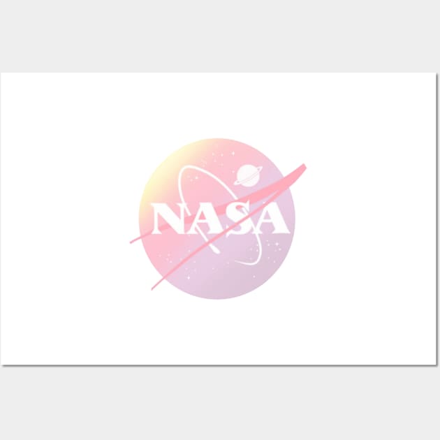 NASA pink Wall Art by ghjura